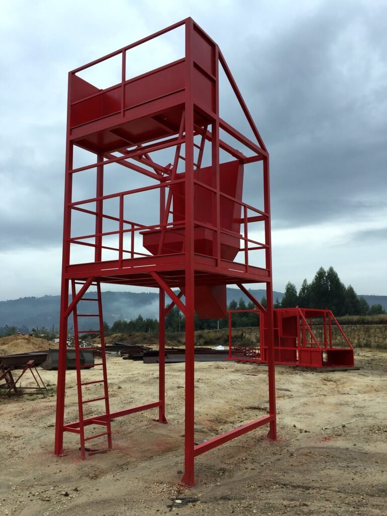 Tour de lavage verticale en acier